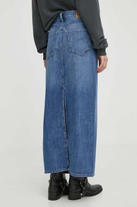 G-Star Raw fusta jeans maxi, drept