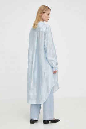 Herskind rochie de matase midi, oversize