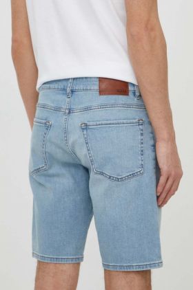 BOSS Orange pantaloni scurți jeans bărbați 50513490