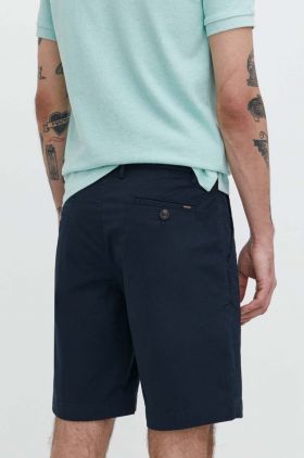 Superdry pantaloni scurti barbati, culoarea albastru marin