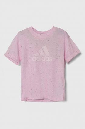 adidas tricou copii culoarea roz