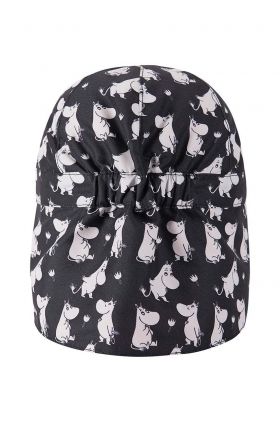 Reima șapcă de baseball reversibilă Moomin Solskydd culoarea negru, modelator