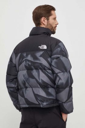 The North Face geaca de puf 1996 RETRO NUPTSE JACKET barbati, culoarea gri, de iarna, NF0A3C8DSIF1