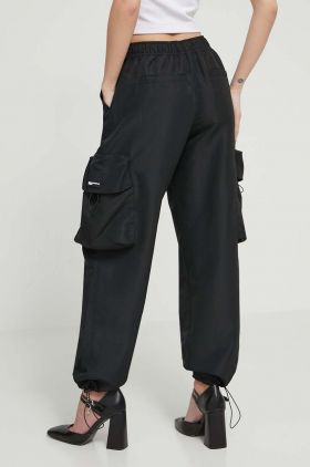 Karl Lagerfeld Jeans pantaloni de trening culoarea negru, neted