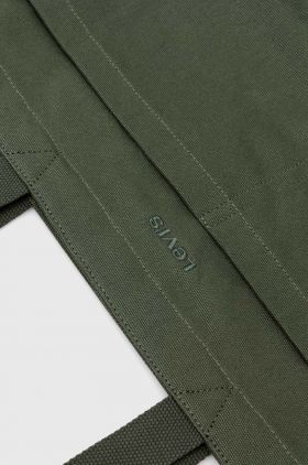 Levi's geanta de bumbac culoarea verde