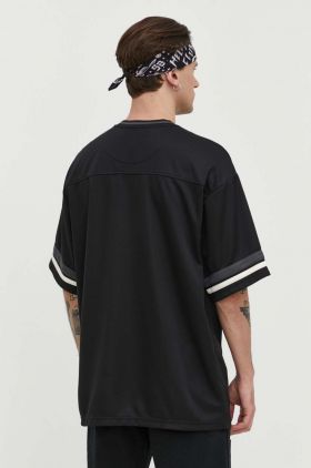 Vans tricou barbati, culoarea negru, cu imprimeu