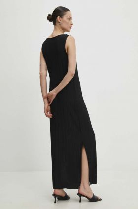 Answear Lab rochie culoarea negru, maxi, drept