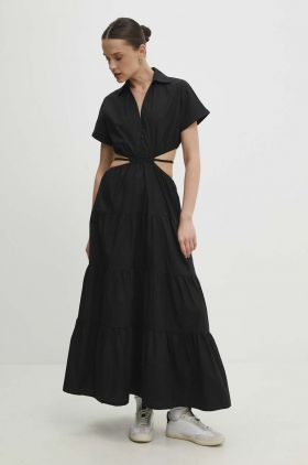 Answear Lab rochie culoarea negru, maxi, evazati