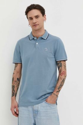 Abercrombie & Fitch tricou polo barbati, cu imprimeu