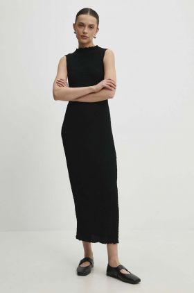 Answear Lab rochie culoarea negru, maxi, mulata