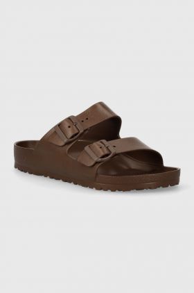 Birkenstock papuci Arizona Eva barbati, culoarea maro, 1027328