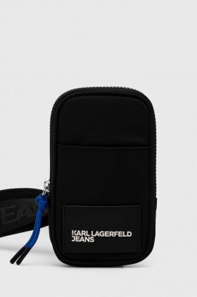 Karl Lagerfeld Jeans carcasa de telefon culoarea negru