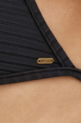 Rip Curl sutien de baie culoarea negru, cupa usor rigidizata