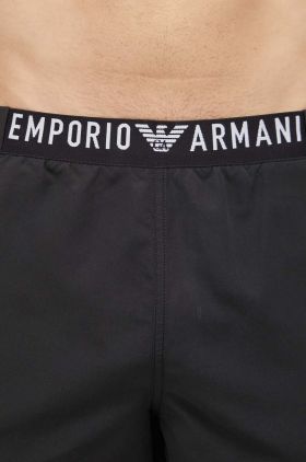 Emporio Armani Underwear pantaloni scurti de baie culoarea negru