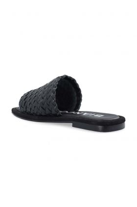Bianco slapi de piele BIALILLIE femei, culoarea negru, 11200360
