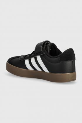 adidas sneakers pentru copii VL COURT 3.0 EL C culoarea negru