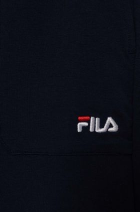 Fila pantaloni scurti copii LADBERGEN culoarea albastru marin, neted, talie reglabila