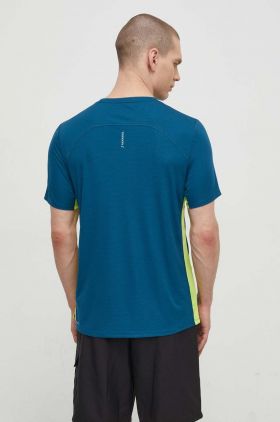 Puma tricou de alergare Run Favourite Velocity culoarea turcoaz, cu imprimeu, 525058