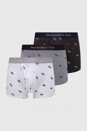 Abercrombie & Fitch boxeri 3-pack barbati, culoarea gri