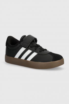 adidas sneakers pentru copii VL COURT 3.0 EL C culoarea negru