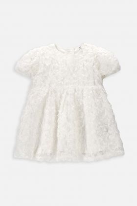 Coccodrillo rochie bebe culoarea bej, mini, evazati