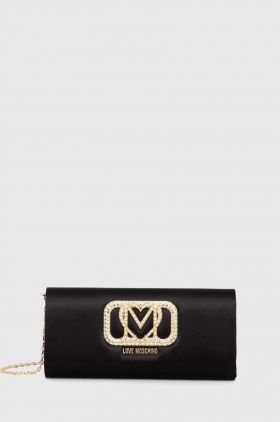 Love Moschino poseta culoarea negru