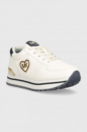 Michael Kors sneakers pentru copii culoarea alb