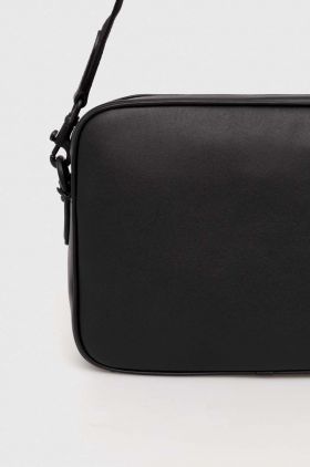 Coach borseta de piele culoarea negru