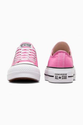 Converse tenisi Chuck Taylor All Star Lift femei, culoarea roz, A06508C