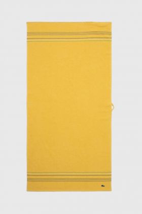 Lacoste prosop din bumbac L Timeless Jaune 70 x 140 cm