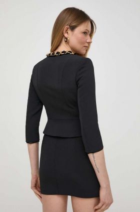 Elisabetta Franchi sacou culoarea negru, un singur rand de nasturi, neted