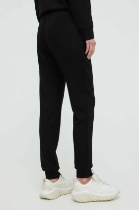 Armani Exchange pantaloni de trening culoarea negru, neted