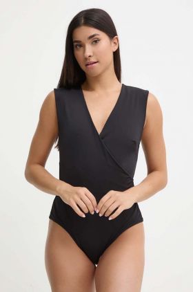 By Malene Birger costum de baie dintr-o bucată culoarea negru, cupa moale