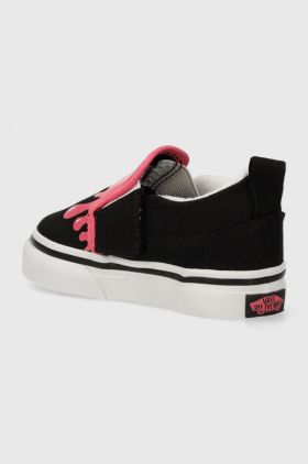 Vans tenisi copii TD Slip-On V culoarea negru