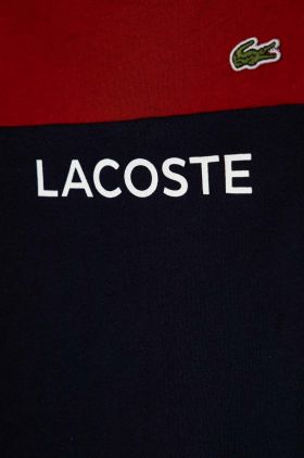 Lacoste tricou de bumbac pentru copii culoarea albastru marin, modelator