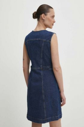 Answear Lab rochie jeans mini, evazati