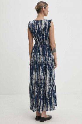 Answear Lab rochie culoarea albastru marin, maxi, evazati