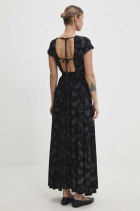 Answear Lab rochie culoarea negru, maxi, evazati