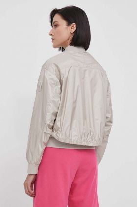 Bomboogie geaca bomber femei, culoarea gri, de tranzitie