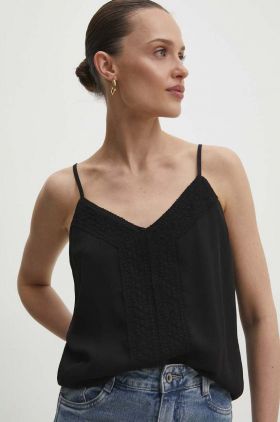 Answear Lab bluza femei, culoarea negru, neted