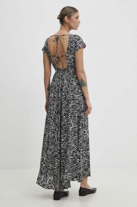 Answear Lab rochie culoarea negru, maxi, evazati