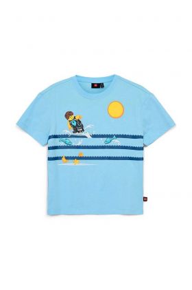 Lego tricou de bumbac pentru copii cu imprimeu