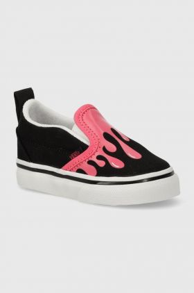 Vans tenisi copii TD Slip-On V culoarea negru