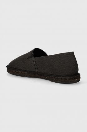 Karl Lagerfeld espadrile KAMINO culoarea negru, KL70119