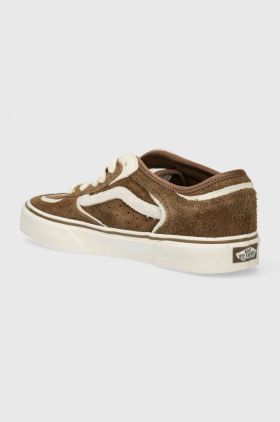 Vans tenisi din piele intoarsa Rowley Classic culoarea maro, VN0009QJN441