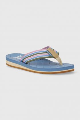 Barbour slapi Seamills femei, cu toc plat, LBS0015BL12