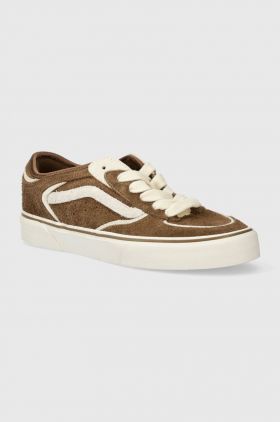 Vans tenisi din piele intoarsa Rowley Classic culoarea maro, VN0009QJN441