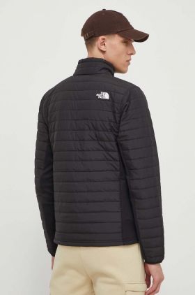 The North Face geaca barbati, culoarea negru, de tranzitie, NF0A7UJKJK31