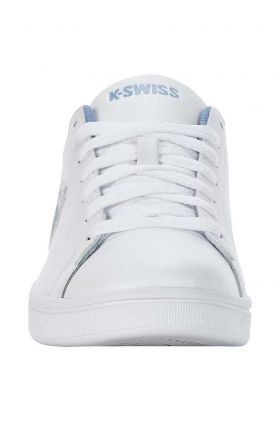 K-Swiss sneakers din piele COURT SHIELD culoarea alb