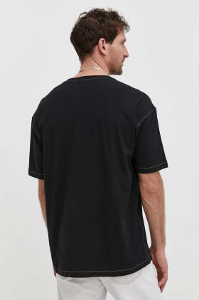 Samsoe Samsoe tricou de in culoarea negru, neted